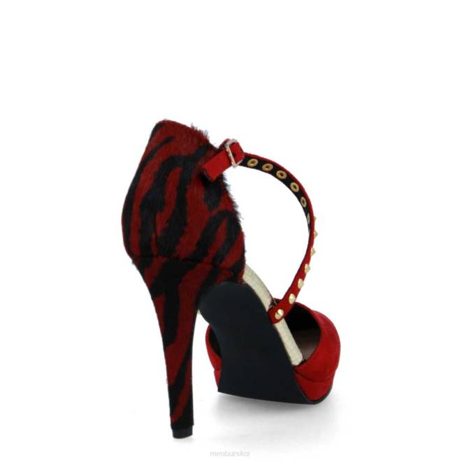 Menbur kvinnor röd cantarana högklackat 608J5310