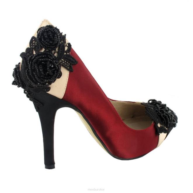 Menbur kvinnor röd colmenar högklackat 608J4758