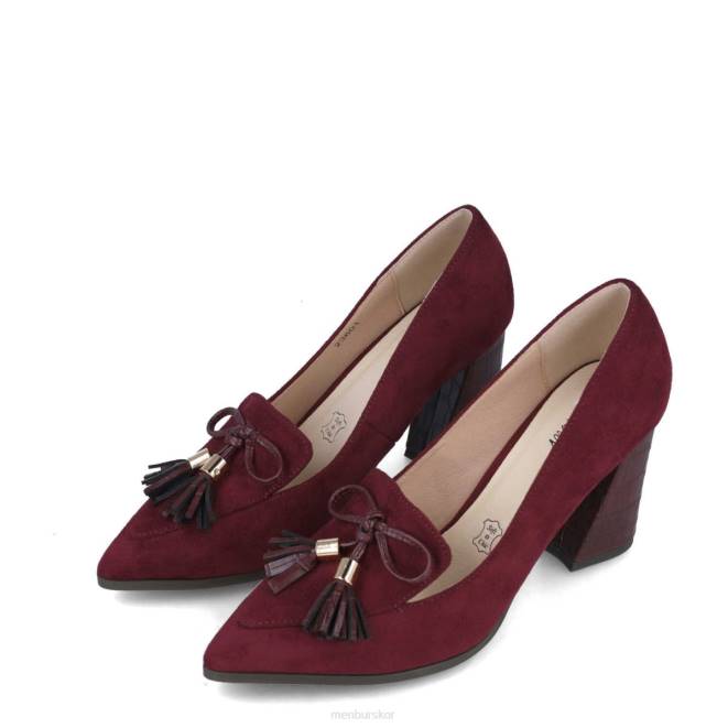 Menbur kvinnor röd diopsido högklackat 608J3779