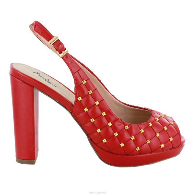 Menbur kvinnor röd faraldi högklackat 608J5245