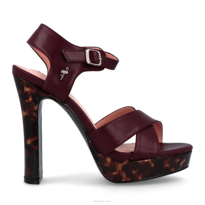 Menbur kvinnor röd greco högklackat 608J996