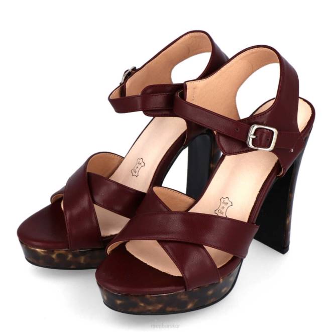 Menbur kvinnor röd greco högklackat 608J996