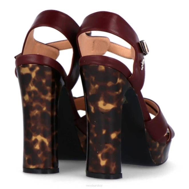 Menbur kvinnor röd greco högklackat 608J996