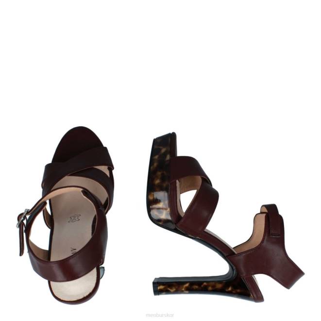 Menbur kvinnor röd greco högklackat 608J996