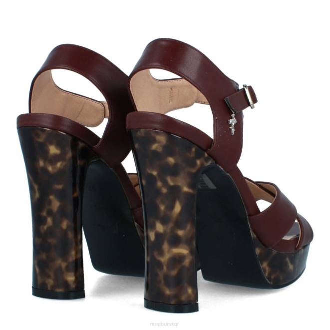 Menbur kvinnor röd greco högklackat 608J996