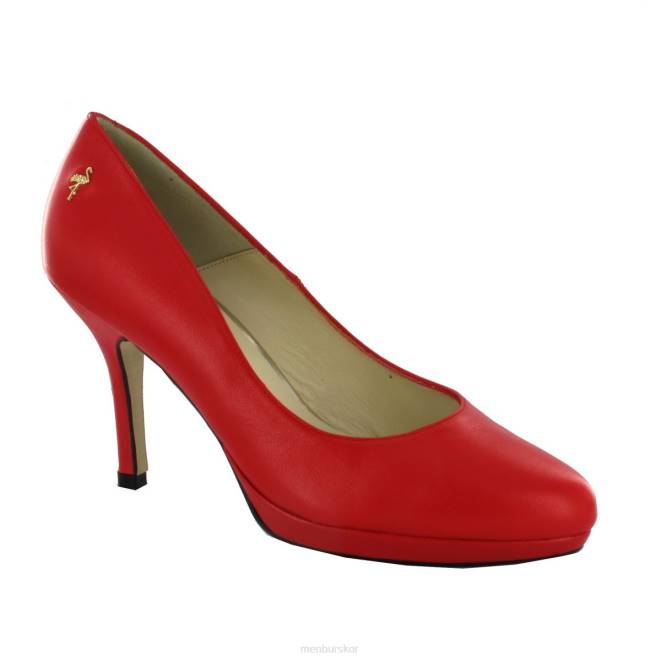 Menbur kvinnor röd hans leo högklackat 608J4606