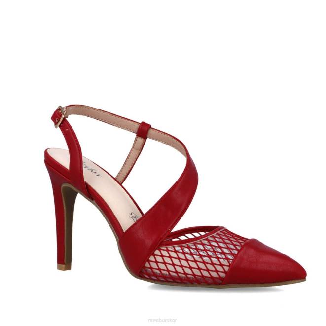 Menbur kvinnor röd hesperide högklackat 608J4814