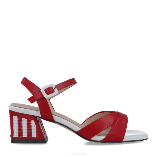 Menbur kvinnor röd io högklackat 608J1525