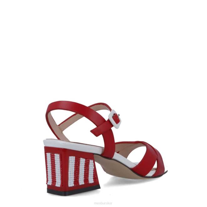 Menbur kvinnor röd io högklackat 608J1525