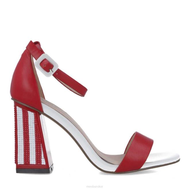 Menbur kvinnor röd io högklackat 608J5438