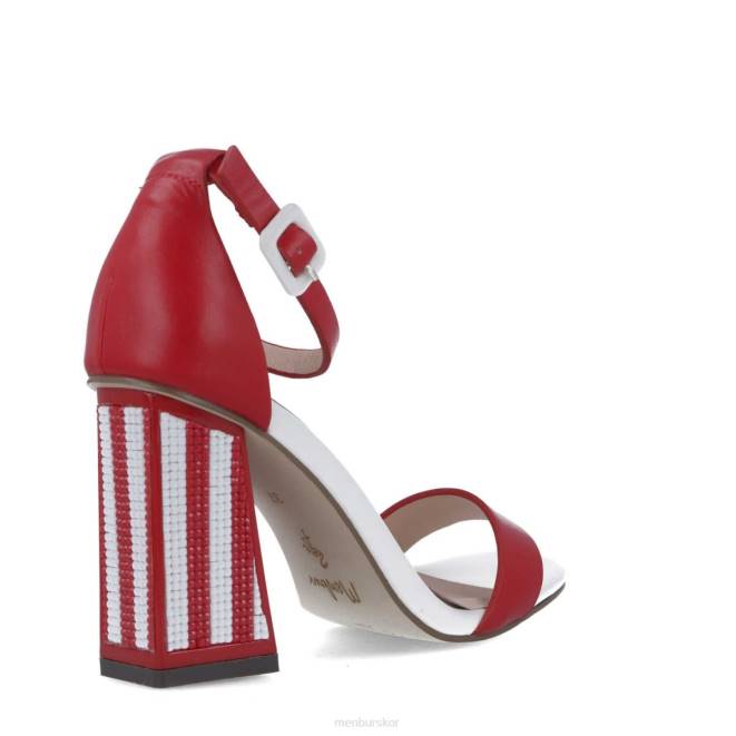 Menbur kvinnor röd io högklackat 608J5438