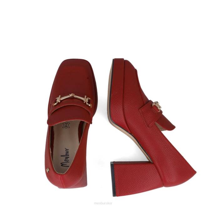 Menbur kvinnor röd korall högklackat 608J3826