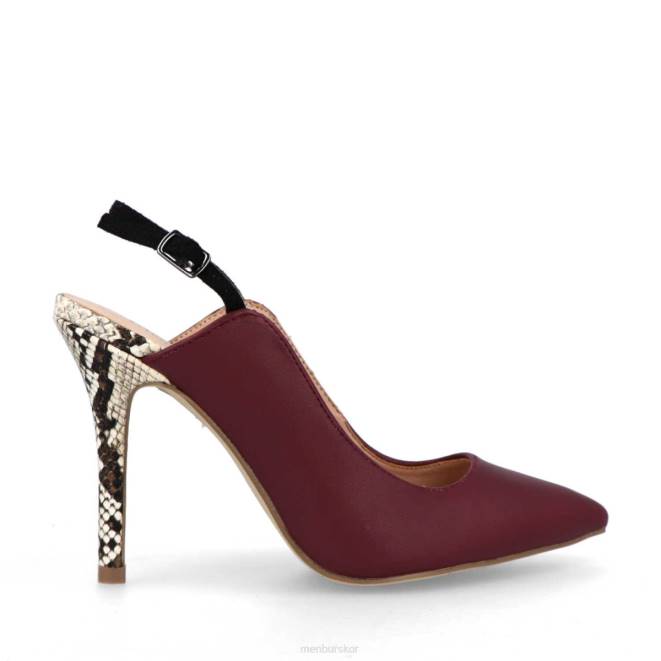 Menbur kvinnor röd larderia högklackat 608J4319