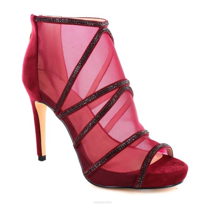 Menbur kvinnor röd lavis högklackat 608J4293