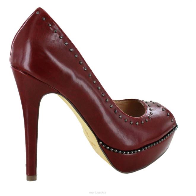 Menbur kvinnor röd melegari högklackat 608J4329