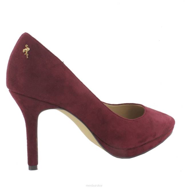 Menbur kvinnor röd merse högklackat 608J988