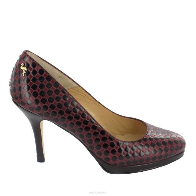 Menbur kvinnor röd mijas högklackat 608J4768