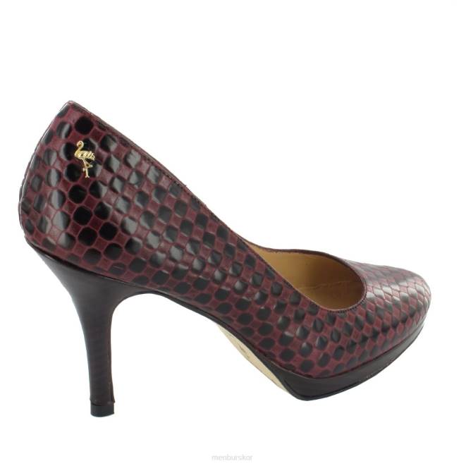 Menbur kvinnor röd mijas högklackat 608J4768