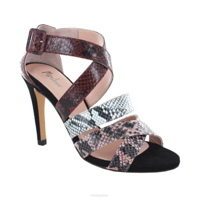 Menbur kvinnor röd mincio högklackat 608J5267