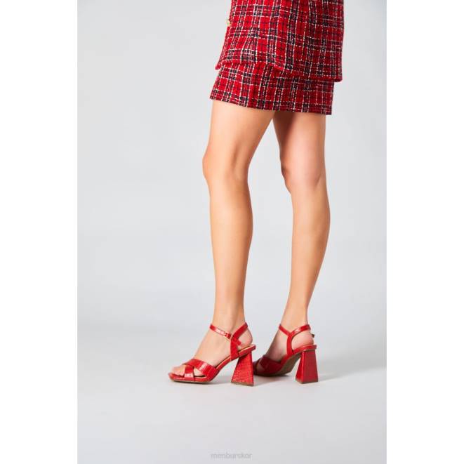 Menbur kvinnor röd rubelita högklackat 608J3892