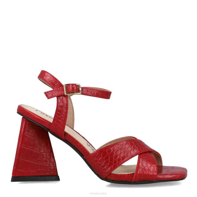 Menbur kvinnor röd rubelita högklackat 608J3892