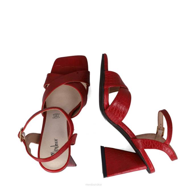 Menbur kvinnor röd rubelita högklackat 608J3892