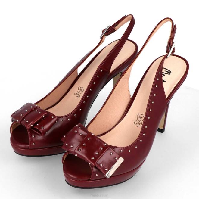 Menbur kvinnor röd tomba högklackat 608J963