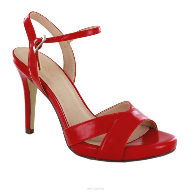 Menbur kvinnor röd tuber högklackat 608J1040