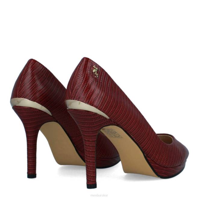 Menbur kvinnor röd turano högklackat 608J5070