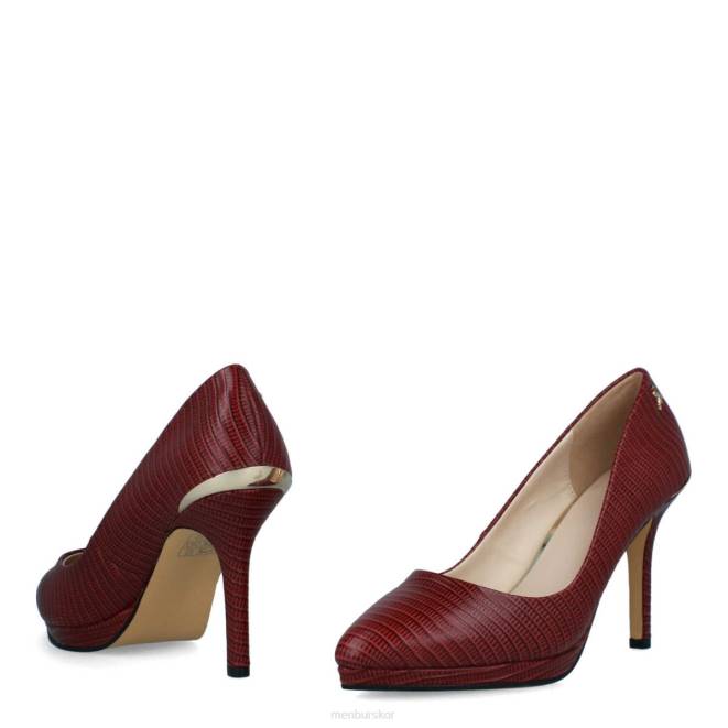 Menbur kvinnor röd turano högklackat 608J5070
