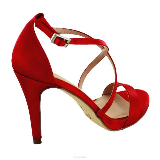 Menbur kvinnor röd ulmi högklackat 608J1109