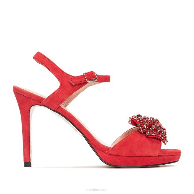 Menbur kvinnor röd uria högklackat 608J4256