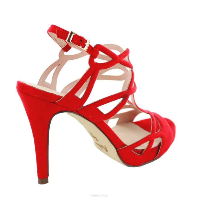 Menbur kvinnor röd villapiccola högklackat 608J4390
