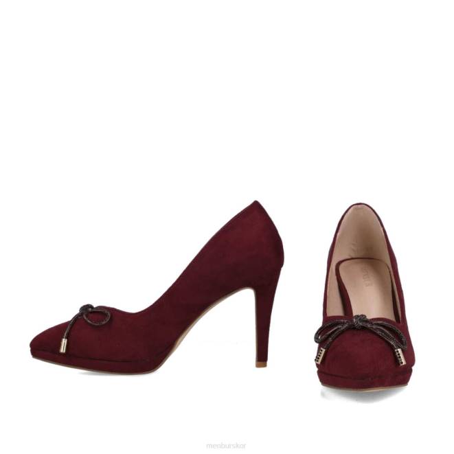 Menbur kvinnor röd zoisita högklackat 608J3903
