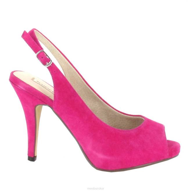 Menbur kvinnor rosa baptist högklackat 608J4621