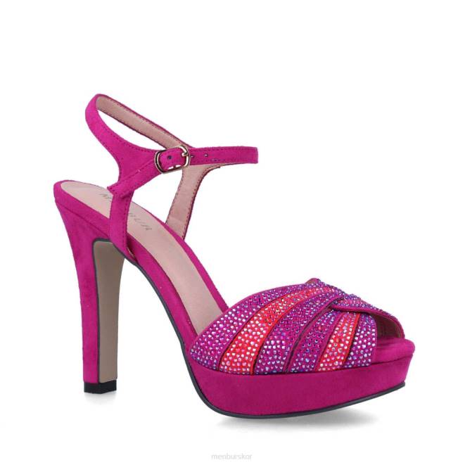 Menbur kvinnor rosa borgesati högklackat 608J5356