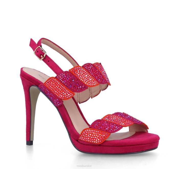 Menbur kvinnor rosa fenigli högklackat 608J5358