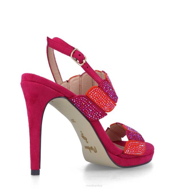 Menbur kvinnor rosa fenigli högklackat 608J5358