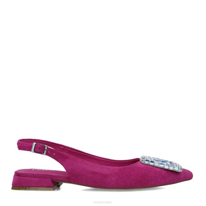 Menbur kvinnor rosa fraus högklackat 608J5100