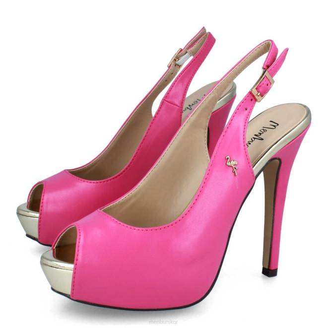 Menbur kvinnor rosa mentas högklackat 608J4284