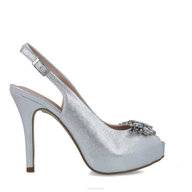 Menbur kvinnor silver La mia högklackat 608J829