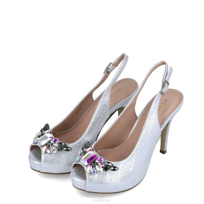 Menbur kvinnor silver La mia högklackat 608J829