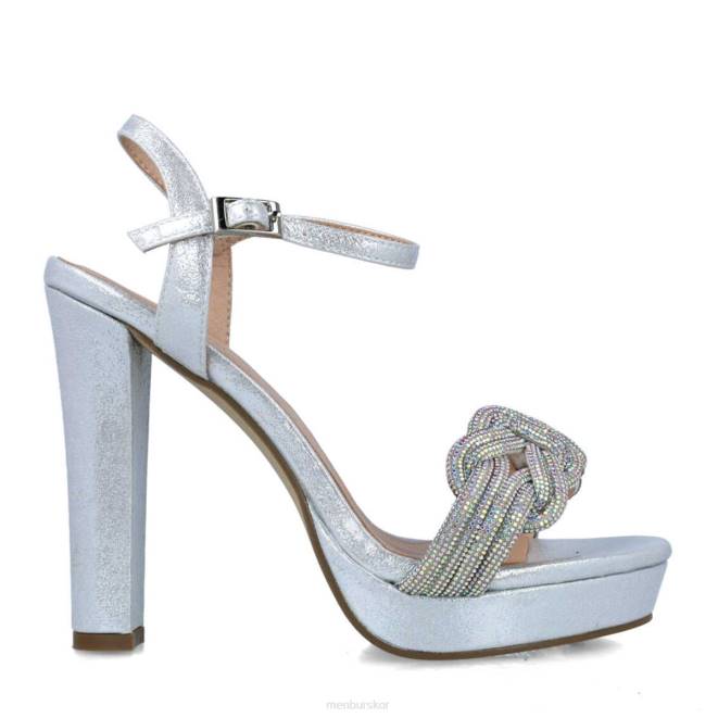Menbur kvinnor silver aera högklackat 608J5084