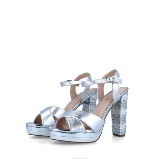 Menbur kvinnor silver alberone högklackat 608J5295