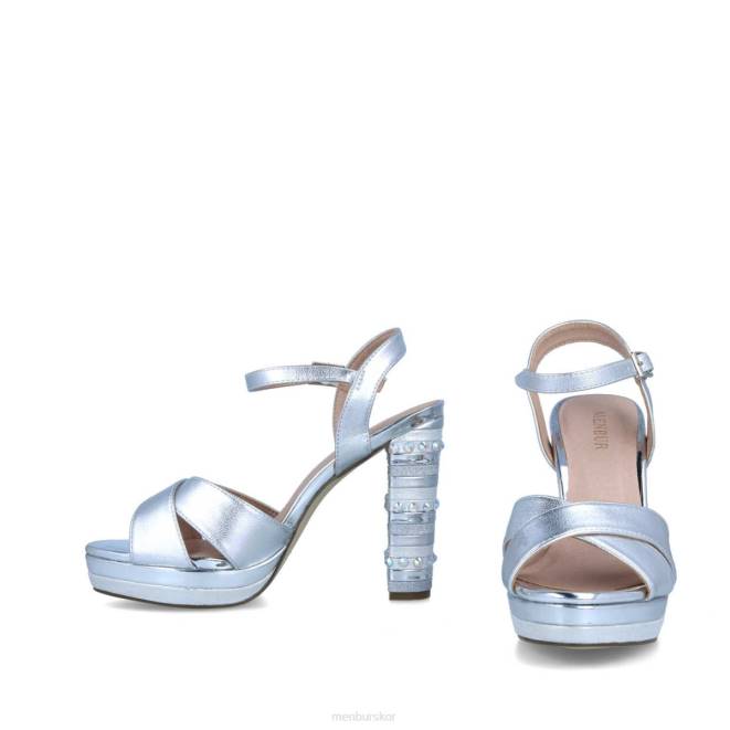 Menbur kvinnor silver alberone högklackat 608J5295
