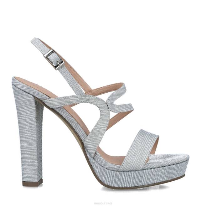 Menbur kvinnor silver albunea högklackat 608J5085