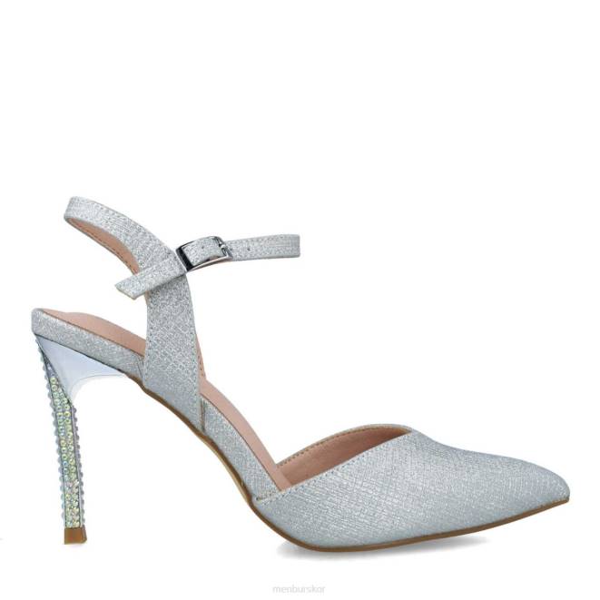 Menbur kvinnor silver alcione högklackat 608J4001