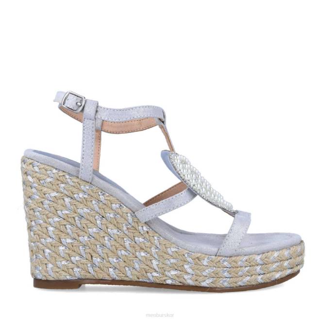 Menbur kvinnor silver alecto högklackat 608J5454