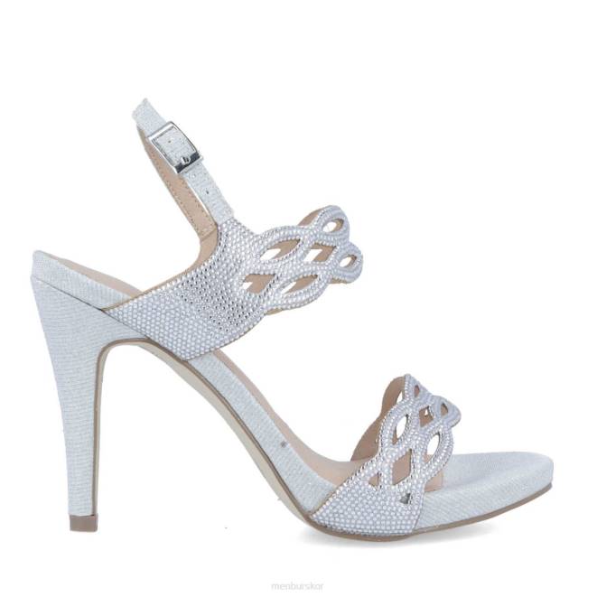 Menbur kvinnor silver alpicella högklackat 608J976