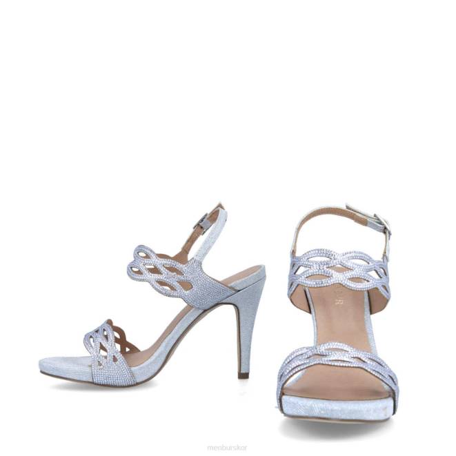 Menbur kvinnor silver alpicella högklackat 608J976